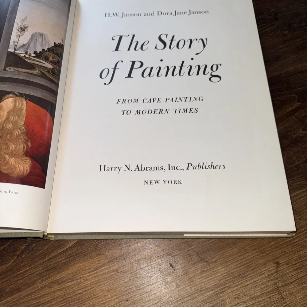 The Story of Painting Janson Hardcover book Coffee Table